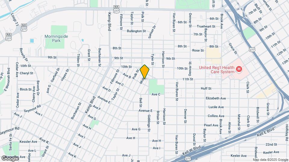 1111 Monroe St Map and Location Details