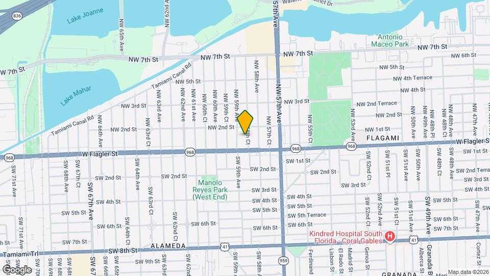 46 NW 58th Ct Map and Location Details