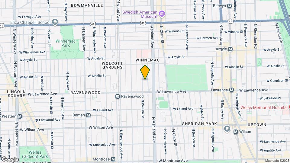 4835 N Paulina St, Unit G Mapa y Detalles de la Ubicación