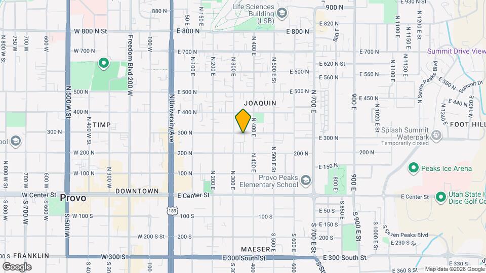 344 E 300 N Map and Location Details