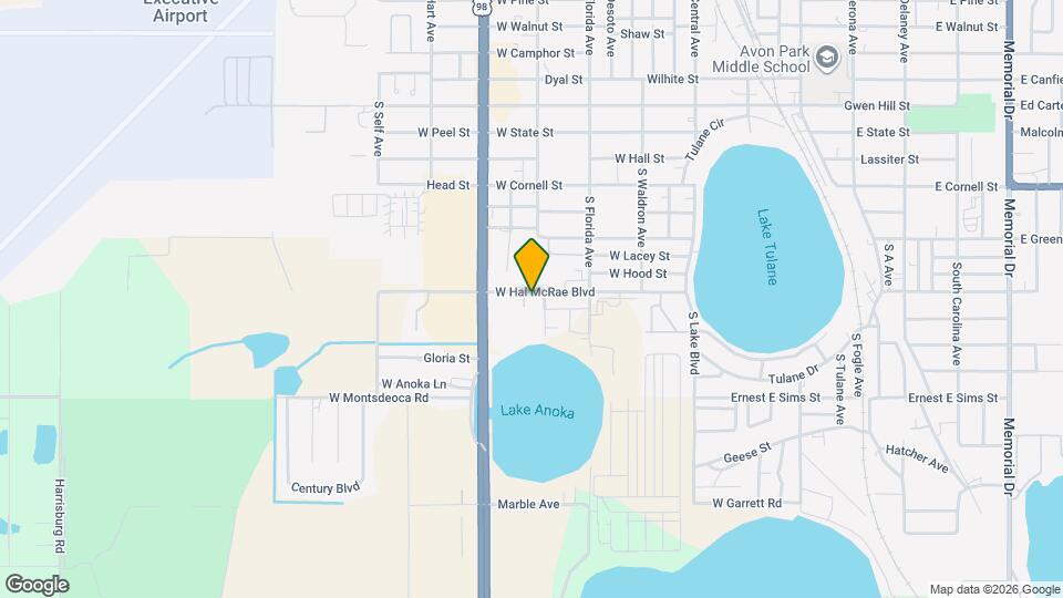 1001 S Lake Anoka Blvd Map and Location Details