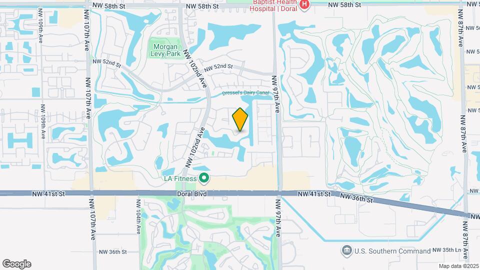 9810 NW 47th Terrace Map and Location Details