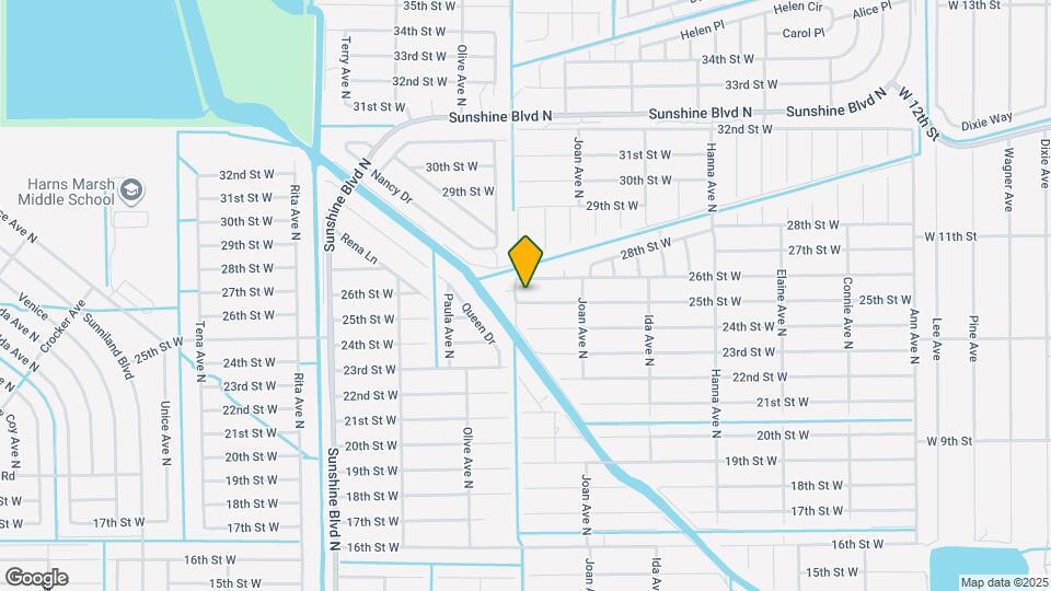 3016 25th St W Map and Location Details