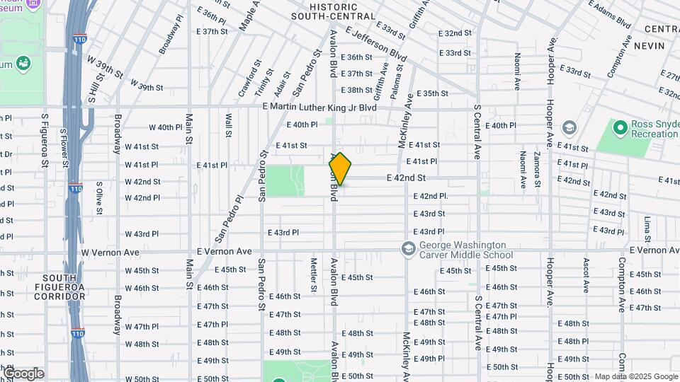 4220 Avalon Blvd Mapa y Detalles de la Ubicación
