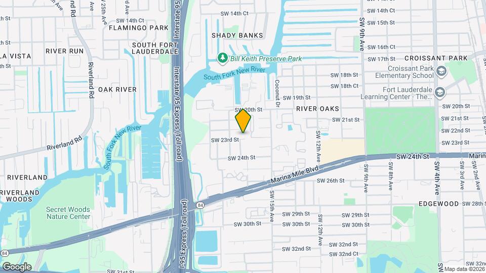 1703 SW 23rd St Map and Location Details