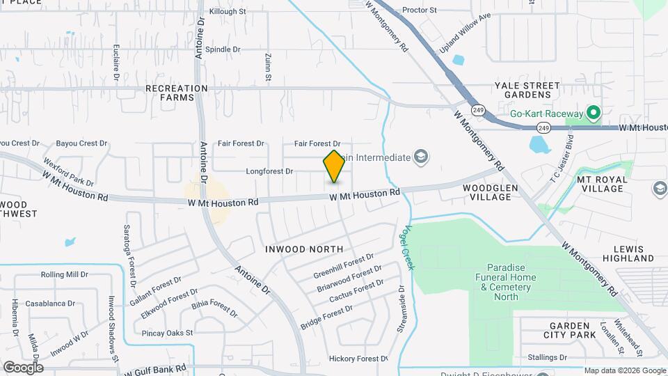 8807 Moonlight Forest Dr Map and Location Details