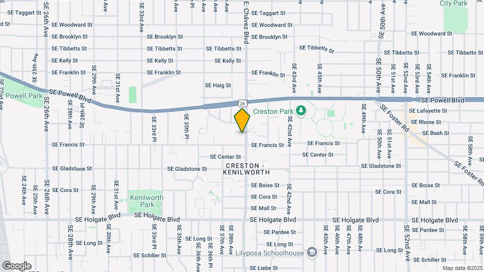 3803-3805-3805 SE Cesar Estrada Chavez Blvd Mapa y Detalles de la Ubicación