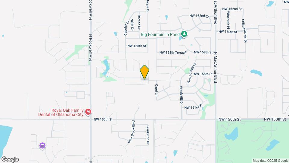 15504 Caney Dr Map and Location Details