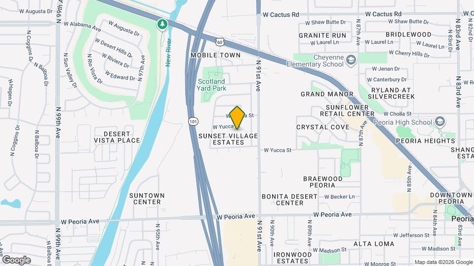 9208 W Gary Rd Map and Location Details
