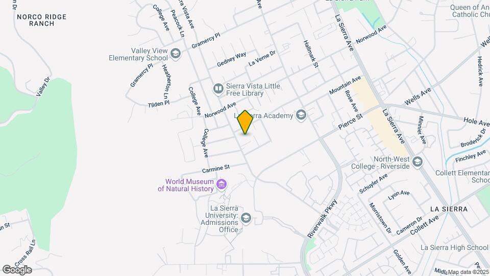 5005 Sierra Vista Ave Mapa y Detalles de la Ubicación
