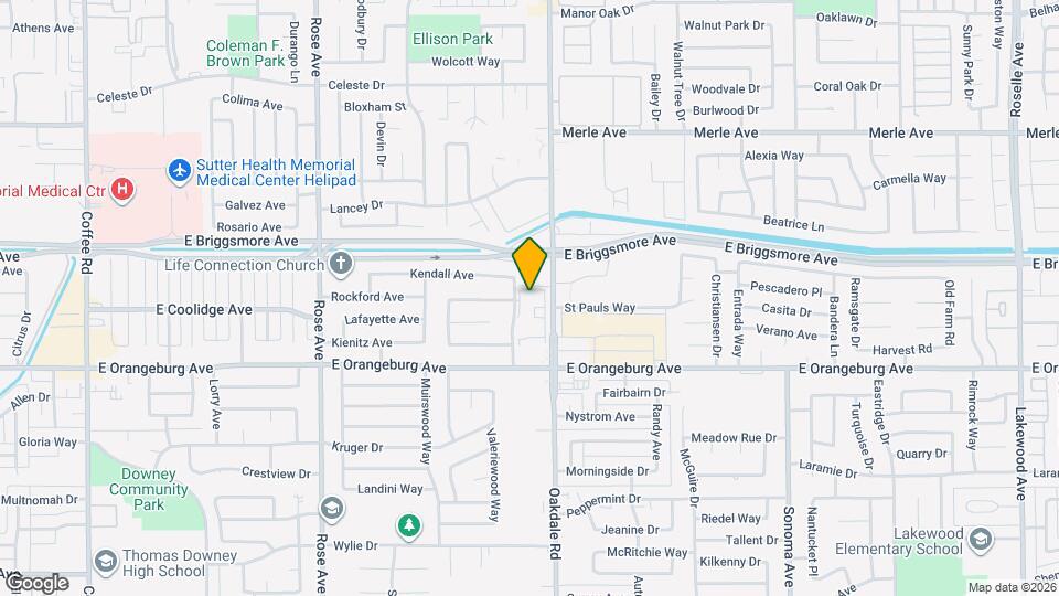 Santa Paula Commons Senior Property Mapa y Detalles de la Ubicación