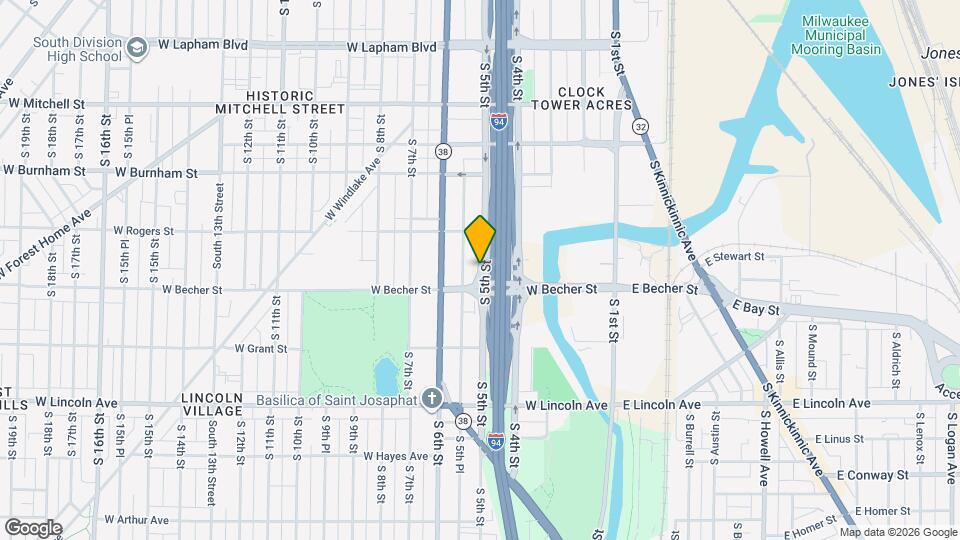 2167 S 5th St Mapa y Detalles de la Ubicación