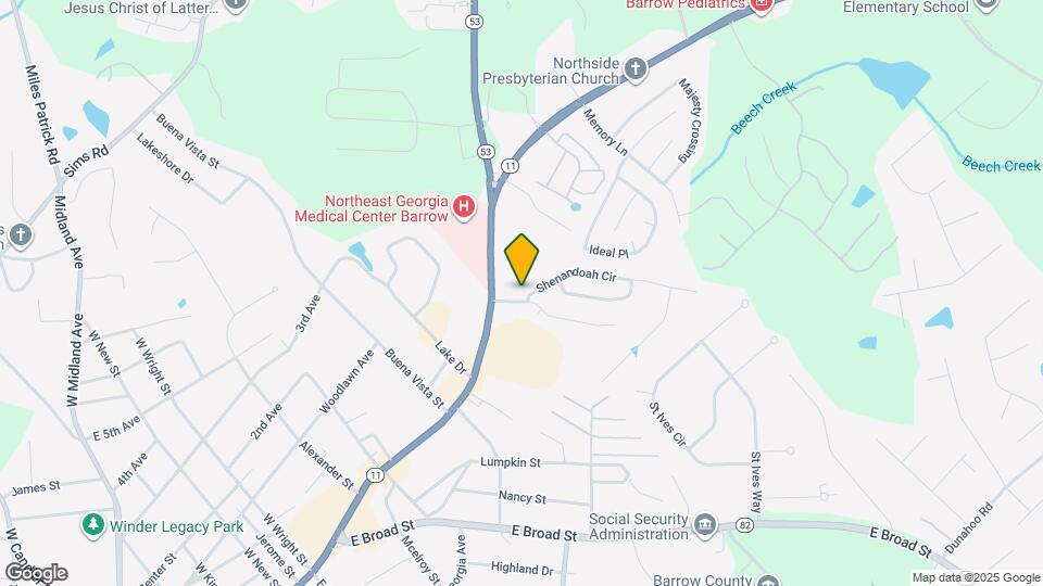 20 Shenandoah Dr Map and Location Details