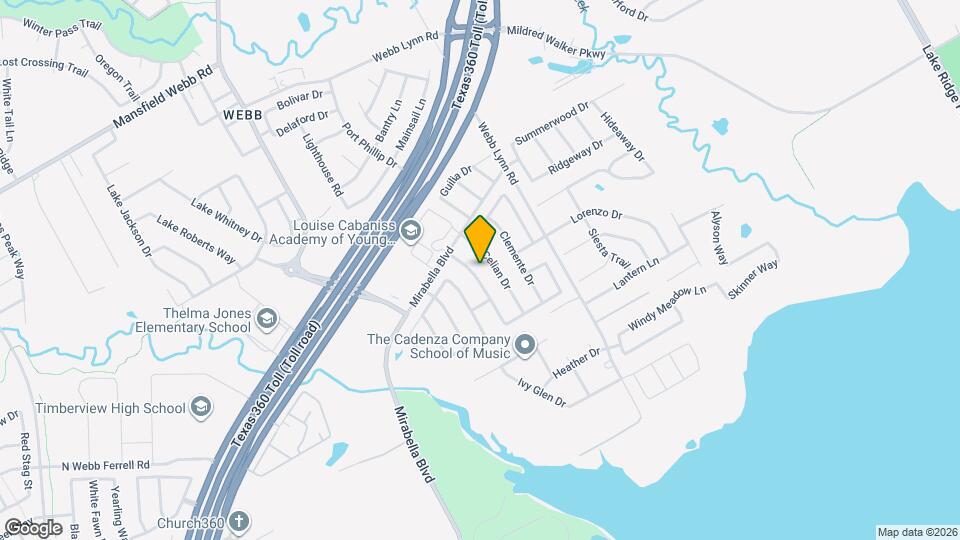 2956 Santa Sabina Dr Mapa y Detalles de la Ubicación