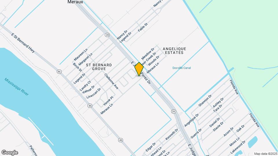 2504 Meraux Lane, Unit Apt C Map and Location Details