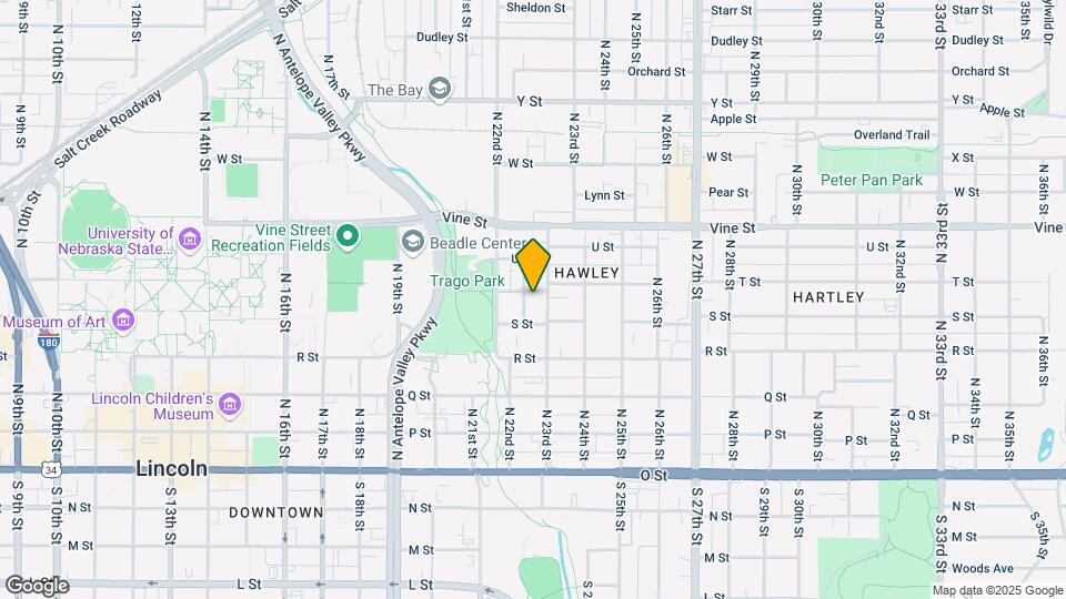 535 N 23rd St Map and Location Details