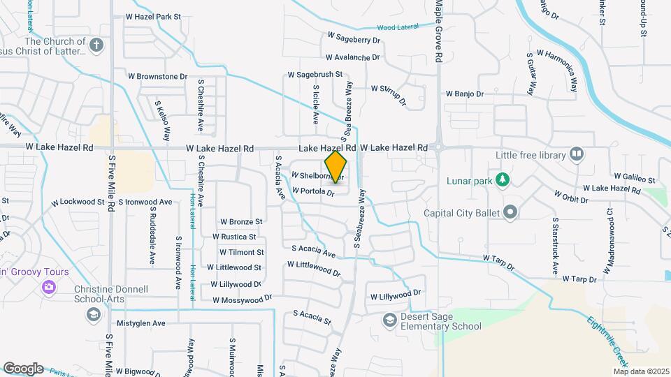 9516 W Portola Dr Map and Location Details