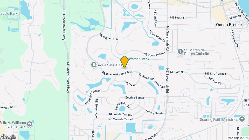 2411 NE Pinecrest Lakes Blvd Map and Location Details