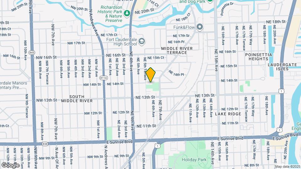 1350-1400 NE 5th Ter Map and Location Details