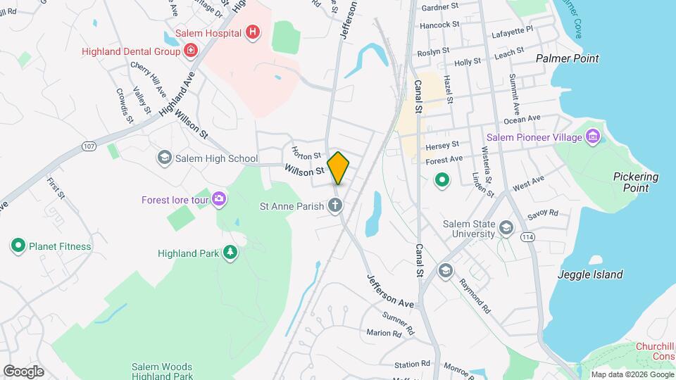 275 Jefferson Ave Map and Location Details