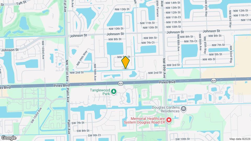 9389 NW 1st Ct Map and Location Details