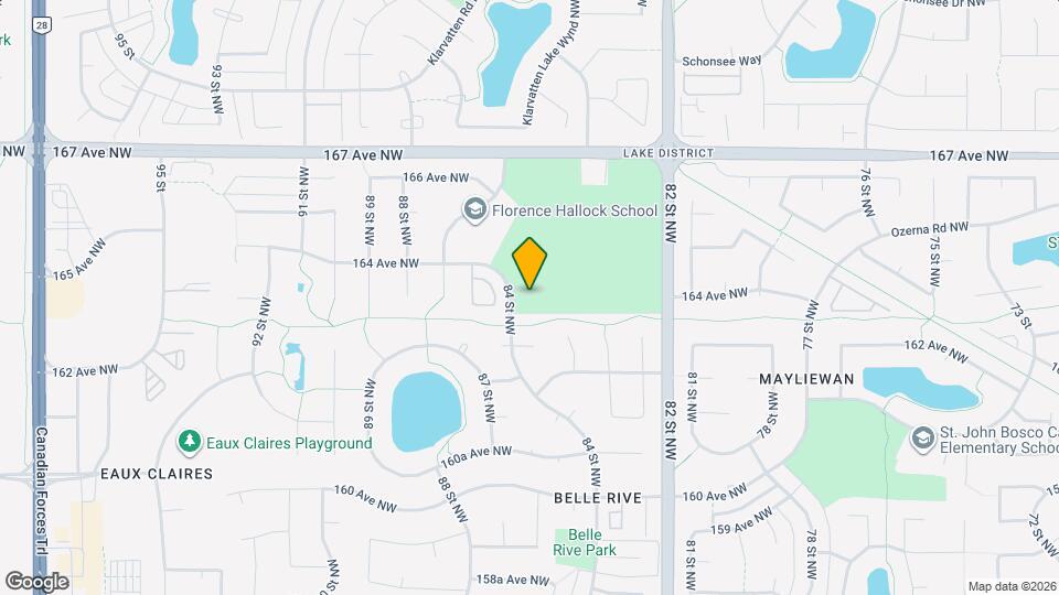 16335-16384 84 St NW Map and Location Details