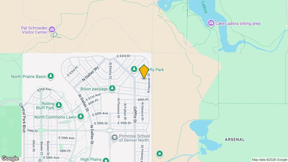 10371 E 62nd Pl Map and Location Details