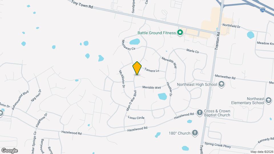 3809 Man O War Blvd Map and Location Details