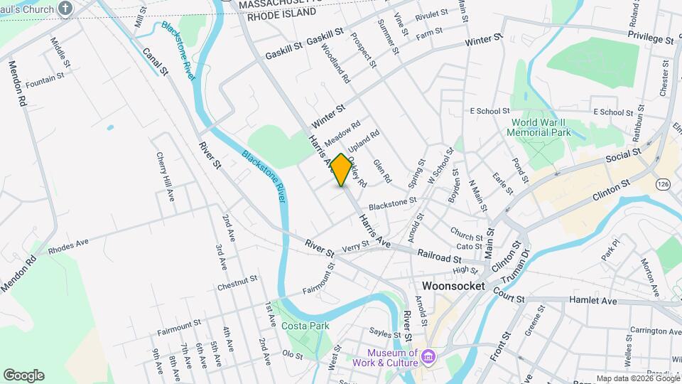 216 Harris Ave Map and Location Details