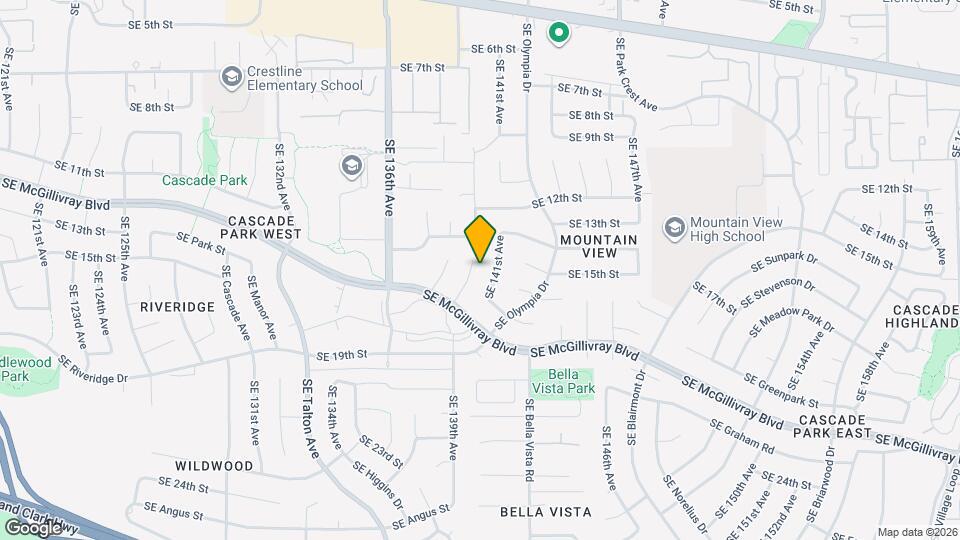 1419 SE 140th Ct Map and Location Details