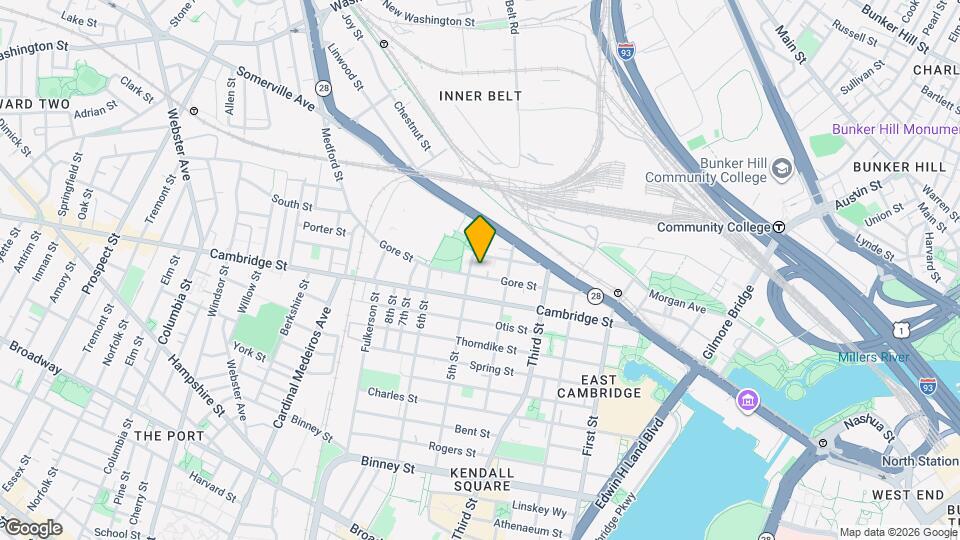 105 Gore St, Unit 4 Map and Location Details