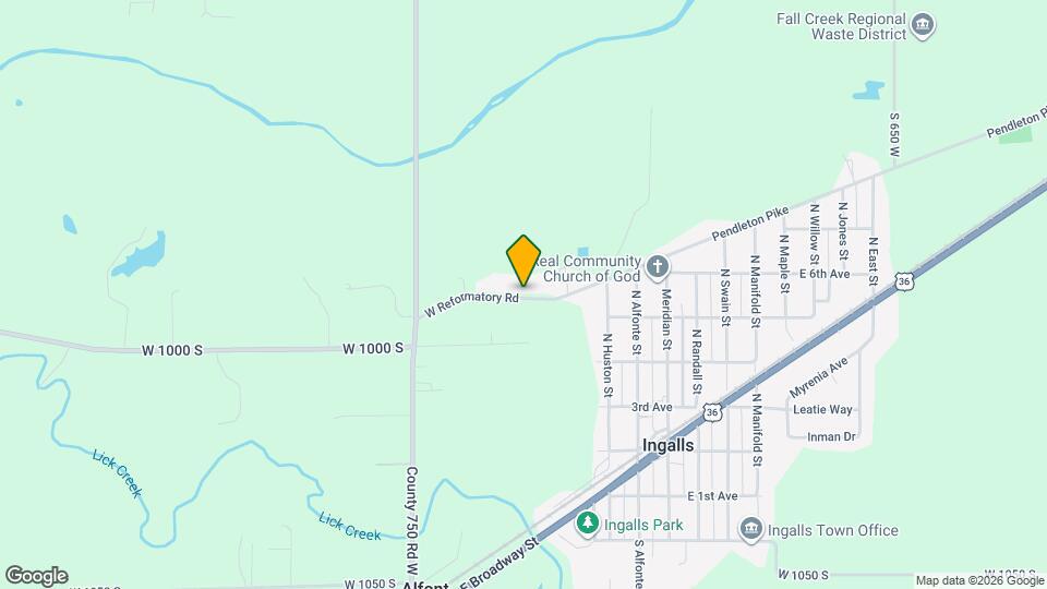 7272 W Reformatory Rd Map and Location Details