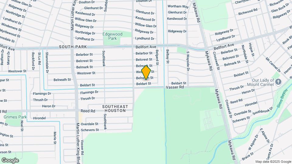 5935 Beldart St Map and Location Details