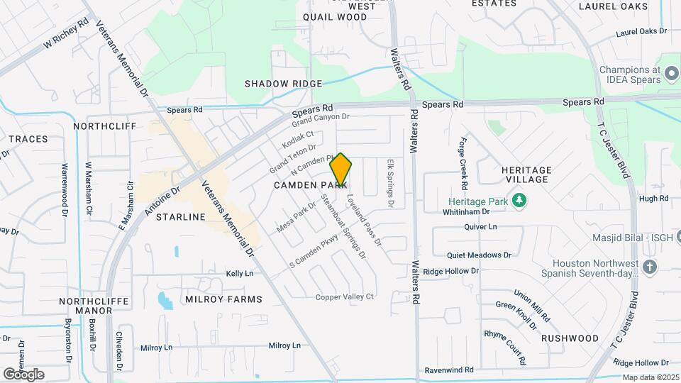 11922 Sulphur Springs Dr Map and Location Details