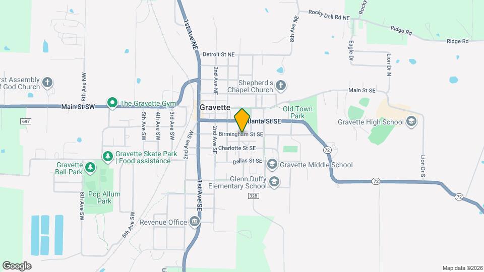 401 Birmingham St SE Map and Location Details