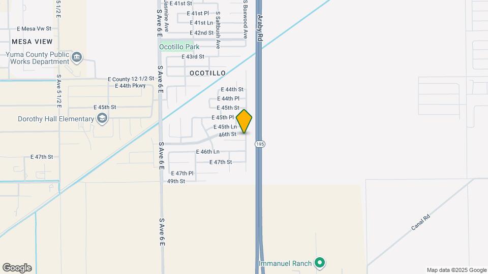 7970 E 46th Pl Mapa y Detalles de la Ubicación