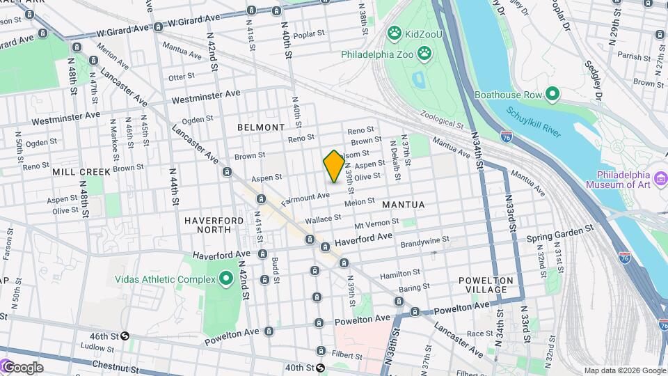 3931 Fairmount Ave Map and Location Details
