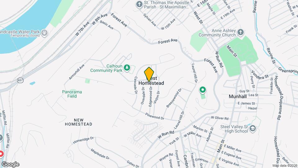 1254 Edgewood Dr Map and Location Details