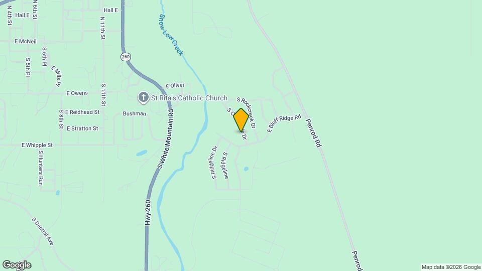 760 S Creekside Dr Map and Location Details