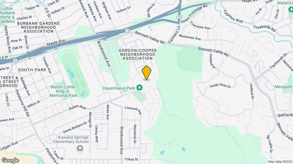 1353 Gordon Ln Map and Location Details