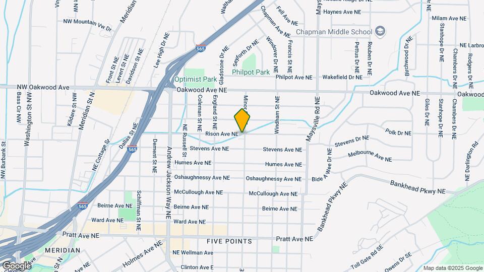 1226 Rison Ave NE Map and Location Details