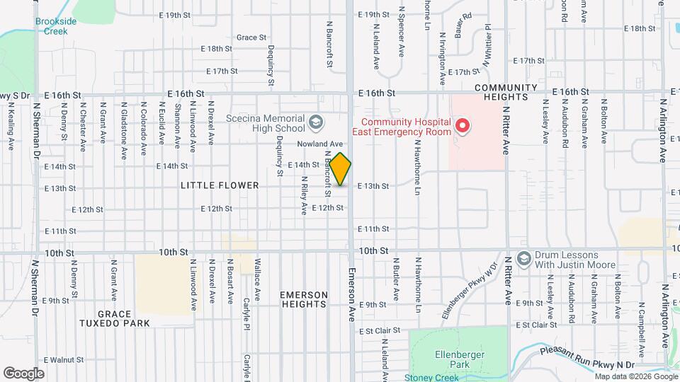 5051 E 13th St Map and Location Details