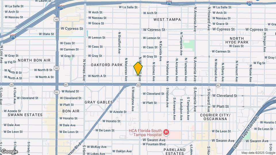 3104 W North A St Map and Location Details