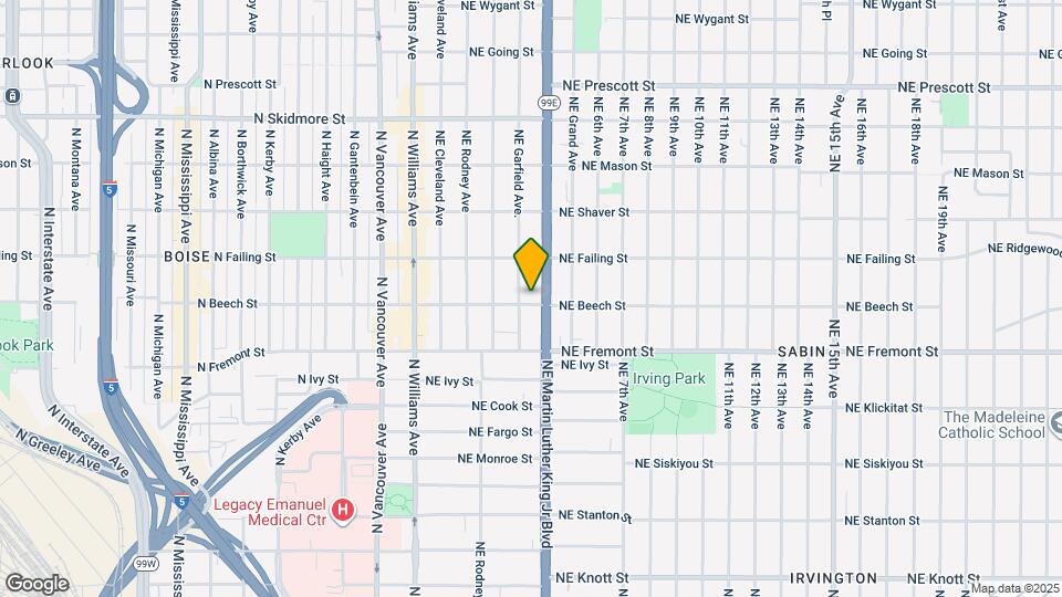 315-317-317 NE Beech St Map and Location Details