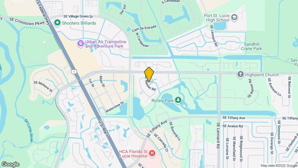 1849 SE Rainier Rd Map and Location Details