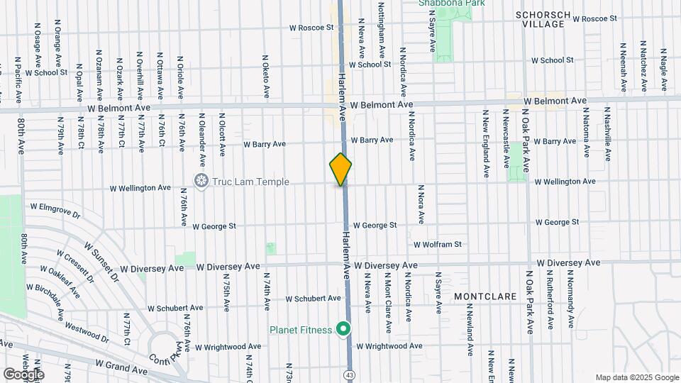 2940 N Harlem Ave Mapa y Detalles de la Ubicación