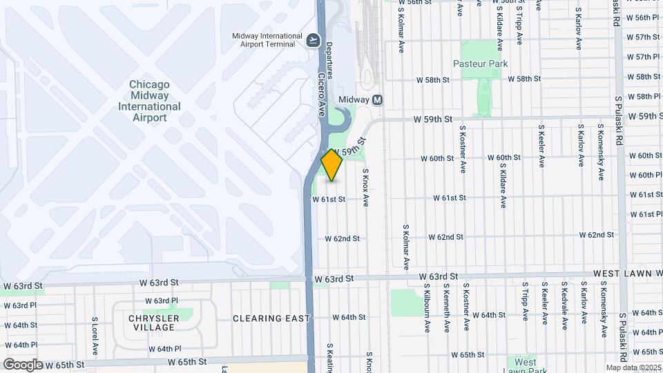 6041 S Keating Ave Map and Location Details