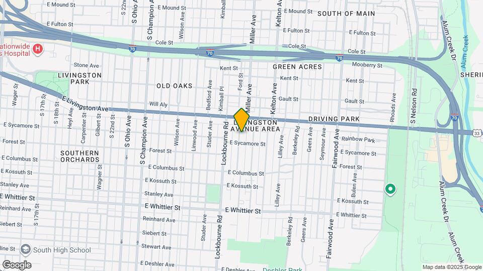 888 Miller Ave Map and Location Details