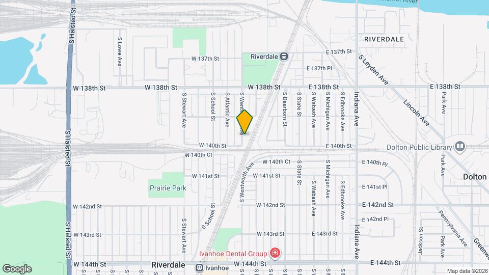 13933 S Wentworth Ave Map and Location Details