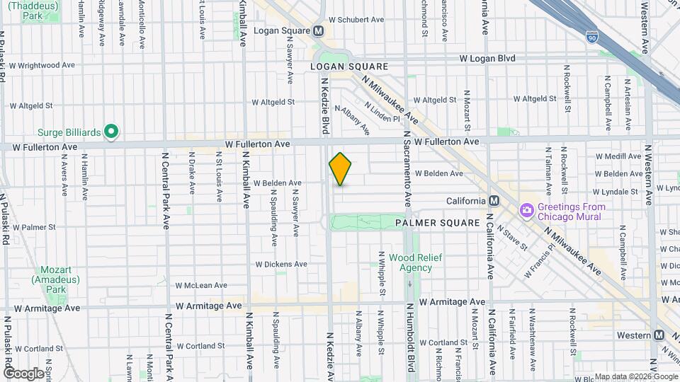 3145 W Lyndale St Map and Location Details